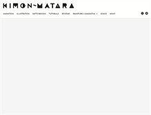 Tablet Screenshot of kimonmatara.com